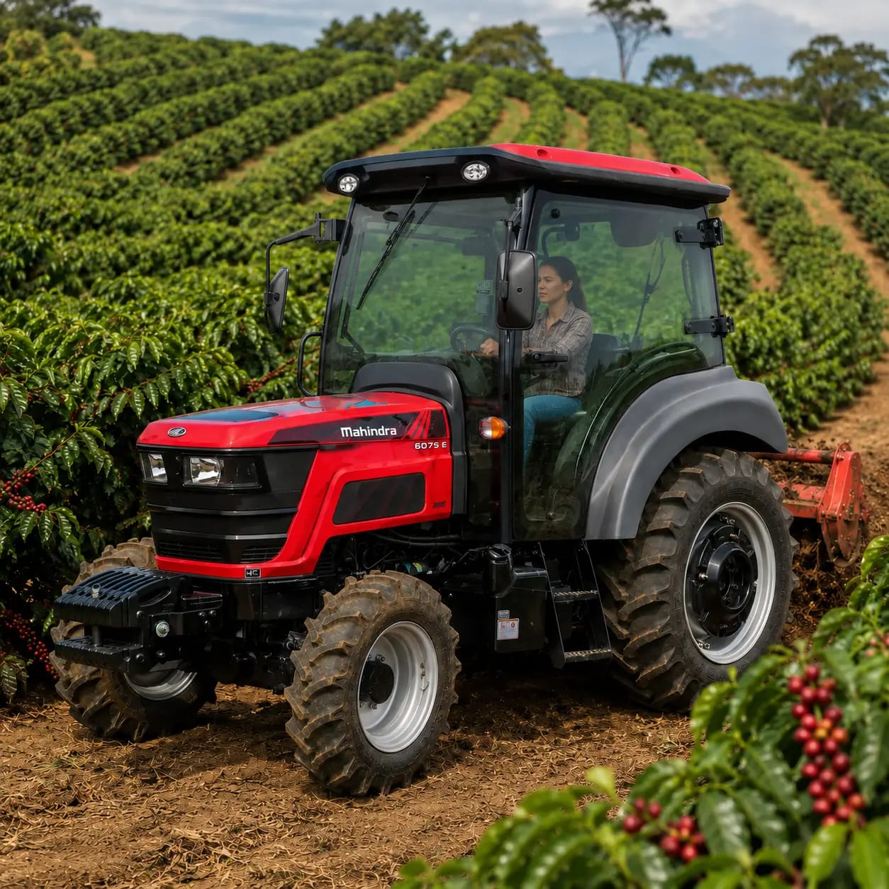 Trator Mahindra 6075E