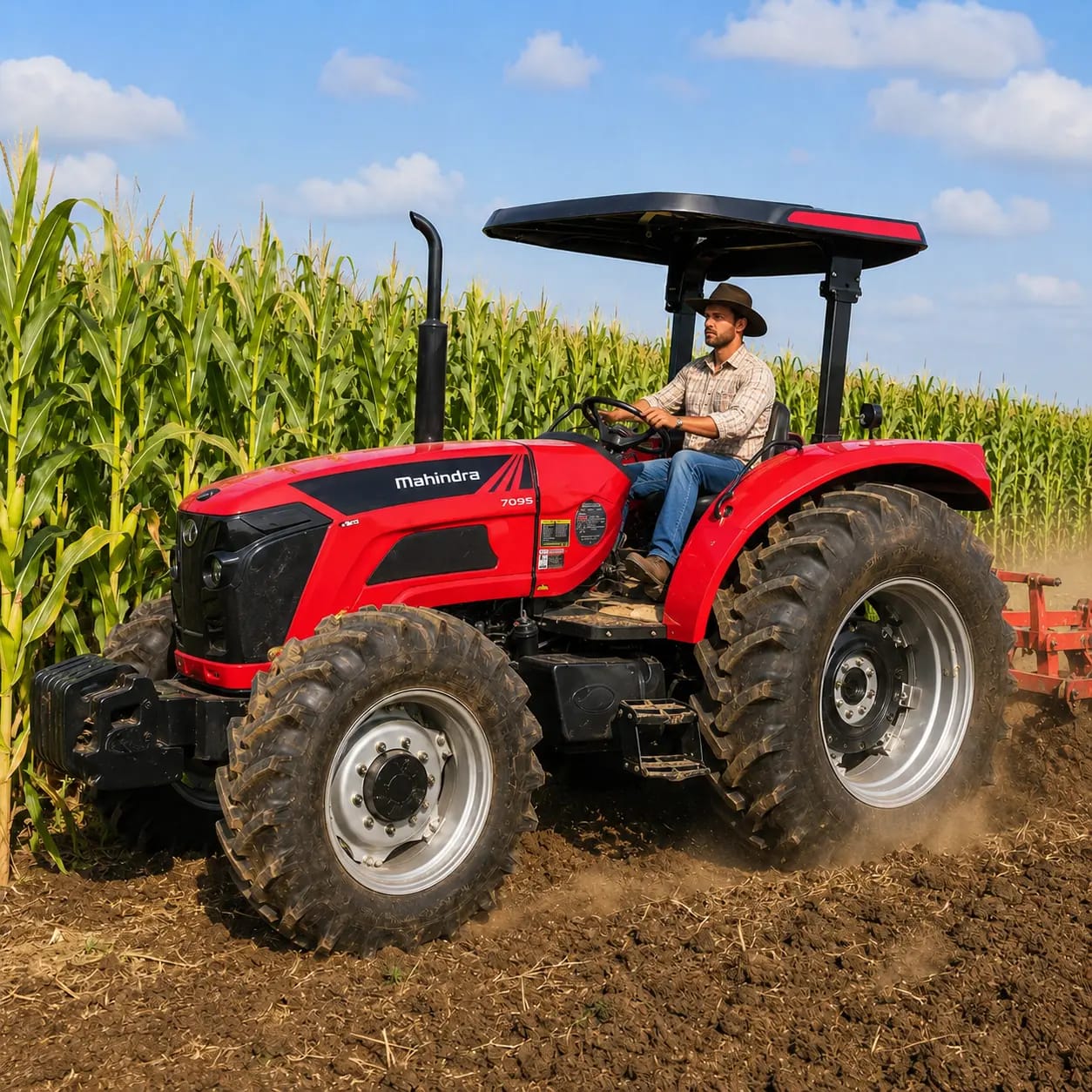 Trator Mahindra 7095
